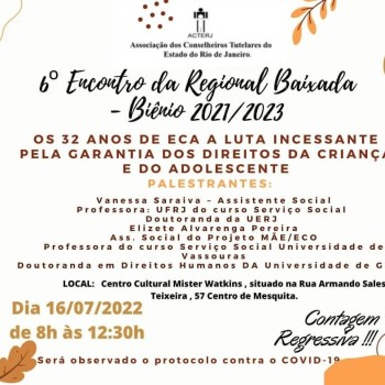 6º Encontro da regional baixada - biênio 2021/2023