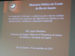 Seminário Conselhos Tutelares e o Sistema de Garantia de Direitos