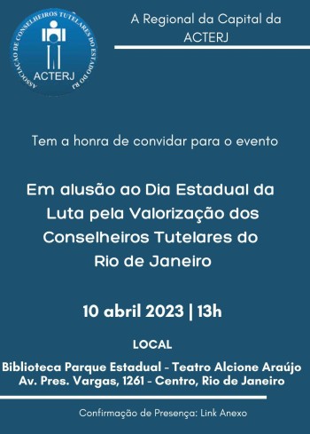 Dia Estadual da Luta pela Valorização dos Conselheiros Tutelares no Rio de Janeiro