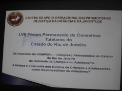 LVII Fórum Permanente de Conselheiros Tutelares do Estado do Rio de Janeiro