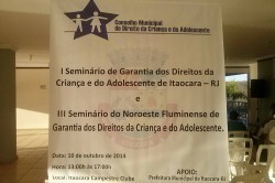 III Seminário da Regional Noroeste de garantia de direitos de crianças e adolescentes