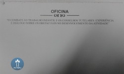 O Combate ao Trabalho Infantil e os Conselhos Tutelares experiência e diálogo sobre os obstáculos no desenvolvimento da atividade.