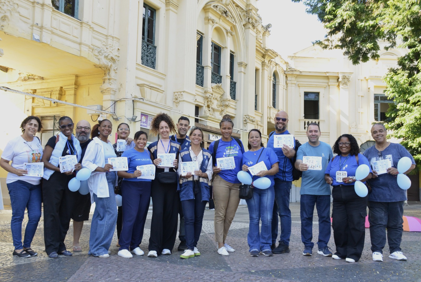Ação na Praça XV reforça conscientização sobre o autismo e mobiliza rede de proteção no Rio